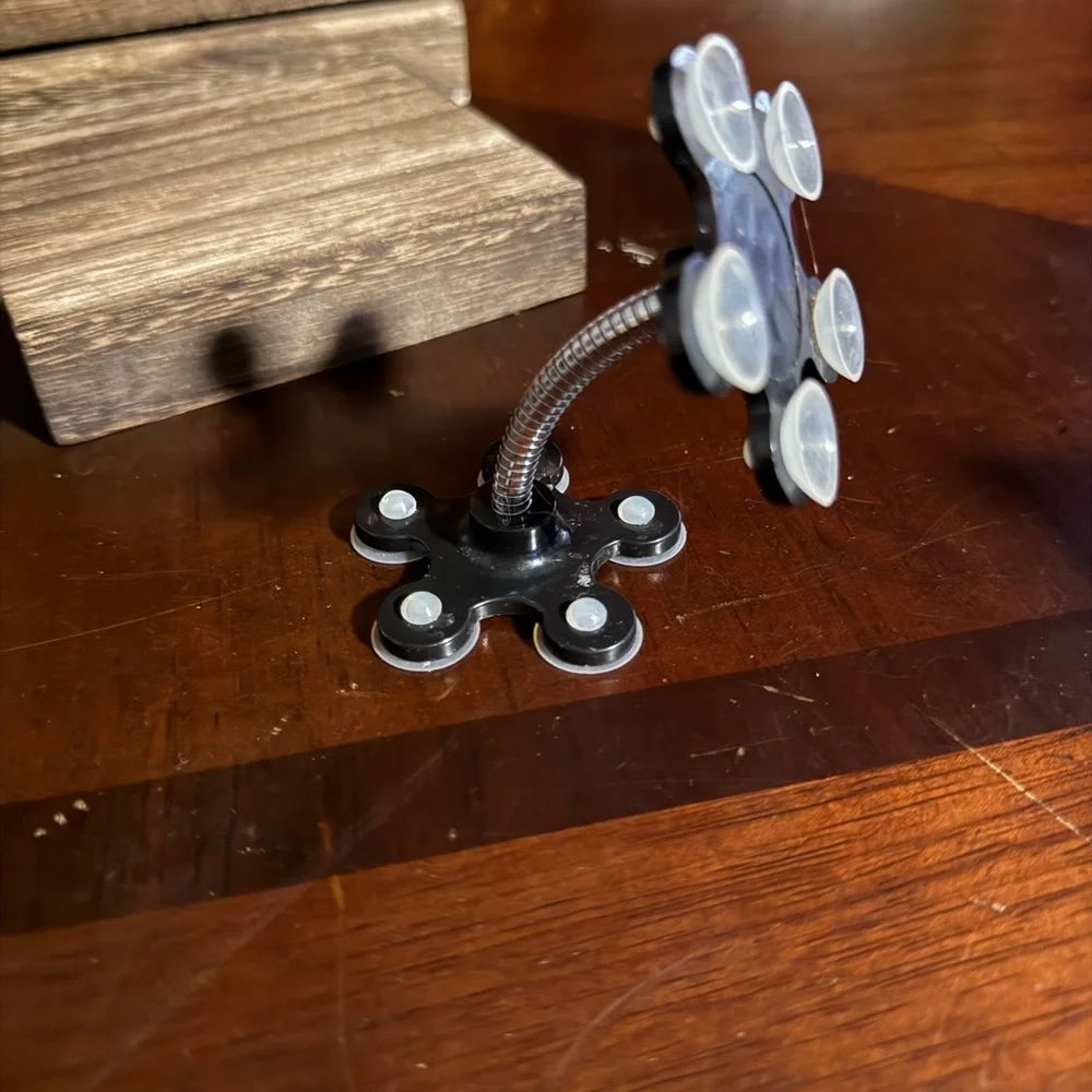 Clear Phone Case with Black Stand